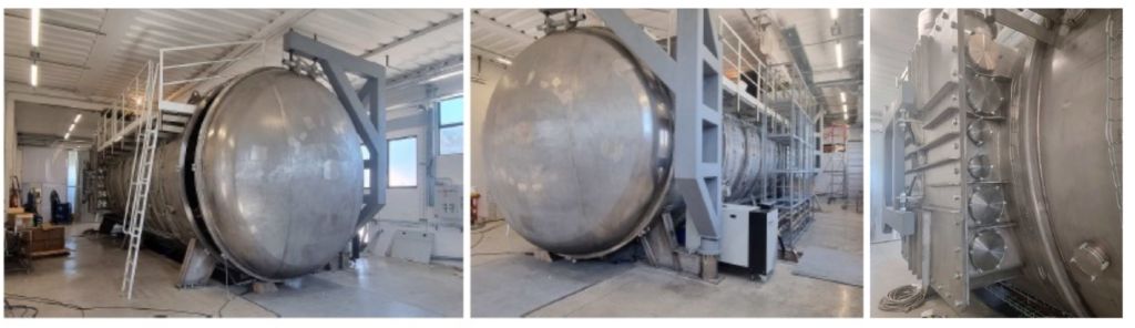 Aerospazio test facility GIESEPP MP